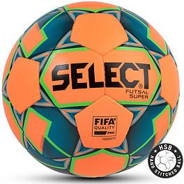 Мяч футзал. SELECT Futsal Super FIFA, 3613446662, р.4, FIFA Pro, ПУ, руч.сш, оранж.